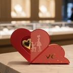 Romantic Heart-Shaped Proposal Gift Box